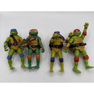 Teenage Mutant Ninja Turtles Mutant Mayhem Ninja Shouts Figure Lot TMNT All Four